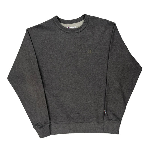 Authentic Champion Sweatshirt - Medium Grey Cotton Blend
