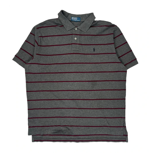 Vintage Polo By Ralph Lauren Polo Shirt - XL Grey Cotton