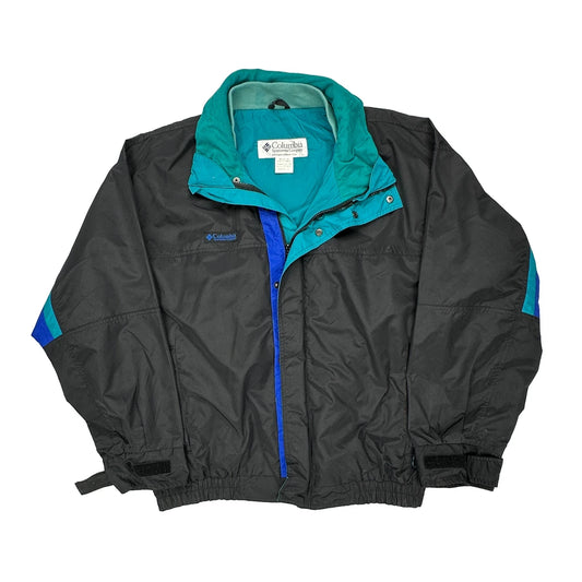 Columbia Windbreaker - Large Blue Nylon