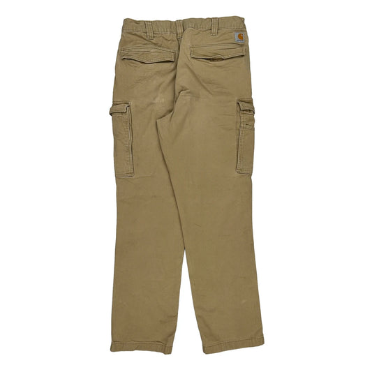 Carhartt Cargo Trousers - 33W 31L Beige Cotton