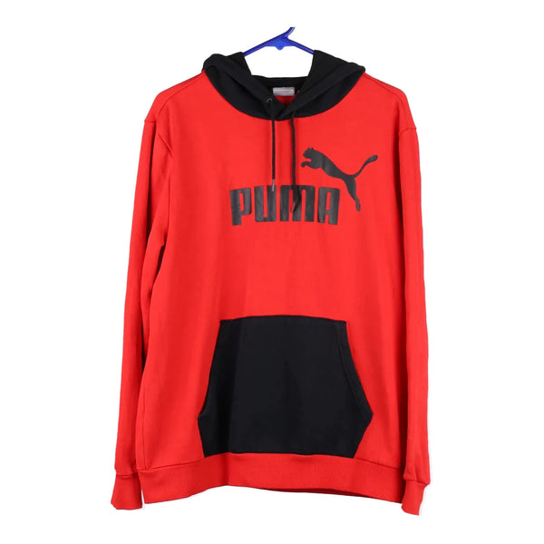 Red shop puma hoodie
