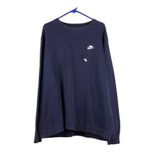  Vintage navy Nike Sweatshirt - mens xx-large