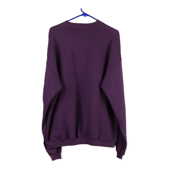 Vintage purple Lee Sweatshirt - mens x-large