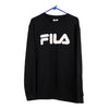Vintage black Fila Sweatshirt - mens x-large