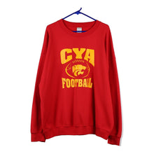  CYA Football Gildan Sweatshirt - 2XL Red Cotton Blend - Thrifted.com