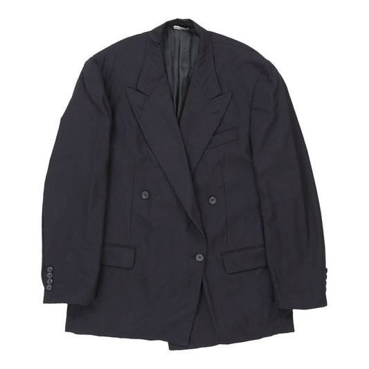 Vintage Aquascutum Blazer - Medium Navy Wool