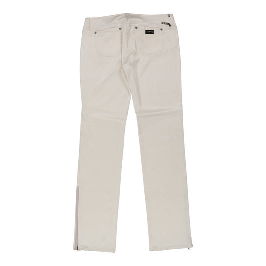 Costume National Jeans - 34W UK 10 Cream Cotton