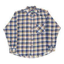  River North Flannel Shirt - XL Blue Cotton flannel shirt River North   