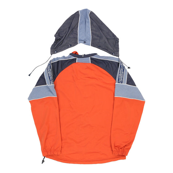 Asics Track Jacket - Large Orange Polyester - Thrifted.com