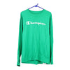 Vintage green Champion Long Sleeve T-Shirt - mens large
