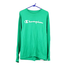  Vintage green Champion Long Sleeve T-Shirt - mens large