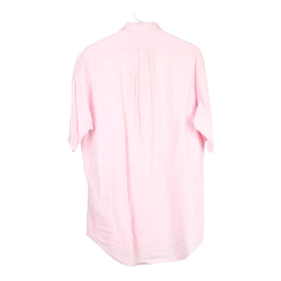 Vintage pink Ralph Lauren Short Sleeve Shirt - mens medium