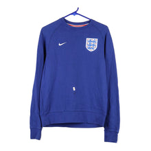  Vintage blue England Nike Long Sleeve T-Shirt - mens small