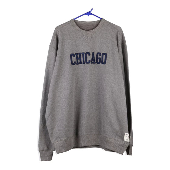 Vintage grey Chicago Champion Sweatshirt - mens xx-large