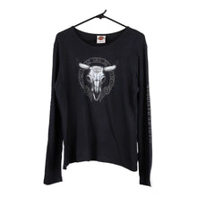  Vintage black Westport, MA Harley Davidson Long Sleeve T-Shirt - womens xx-large