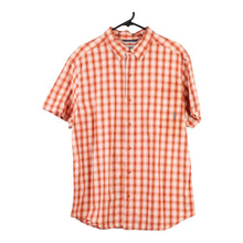  Vintage orange Columbia Short Sleeve Shirt - mens large