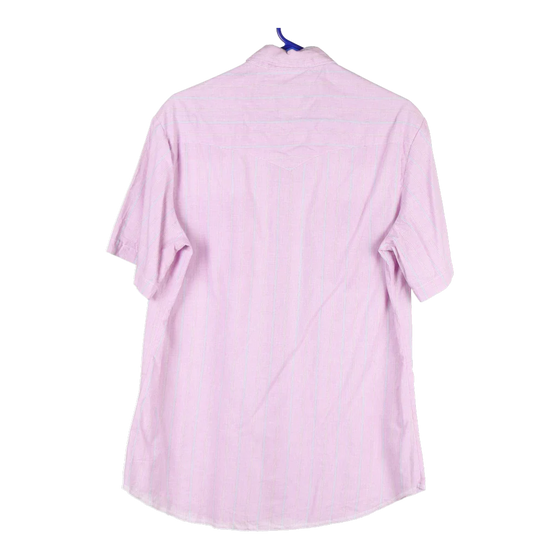 Vintage pink Wrangler Short Sleeve Shirt - mens medium