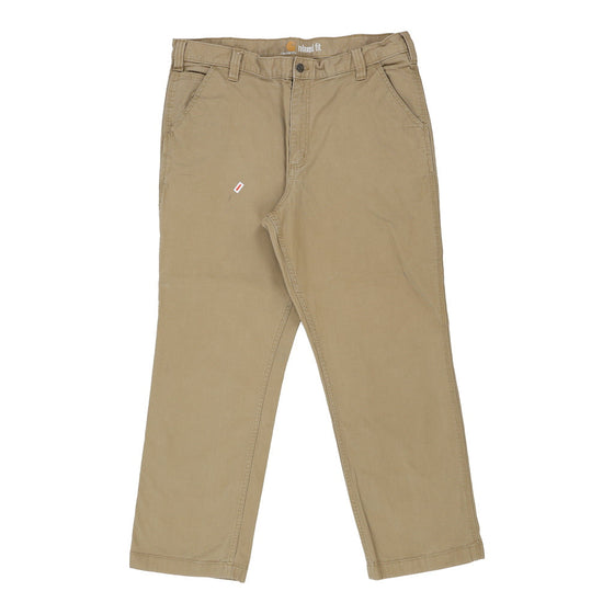 Vintage beige Carhartt Trousers - mens 37" waist