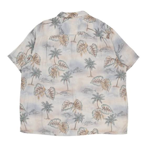 Batck Bay Hawaiian Shirt - 2XL White Viscose hawaiian shirt Batck Bay   