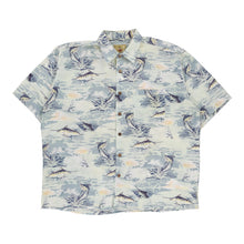  Joe Marlin Hawaiian Shirt - 2XL Blue Cotton hawaiian shirt Joe Marlin   