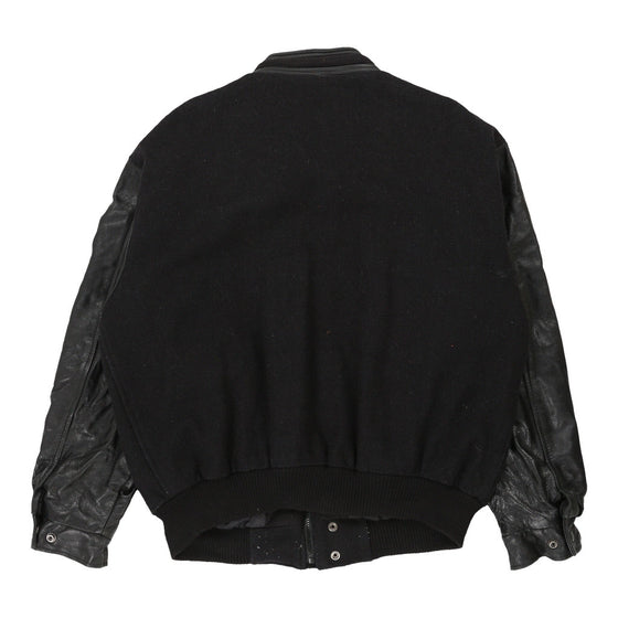 Vintage black Canada Varsity Jacket - mens x-large