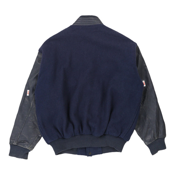 Vintage navy Usw Varsity Jacket - mens medium