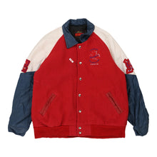  Vintage red Albenta Sportswear Varsity Jacket - mens medium