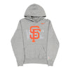 San Fransisco Giants Nike MLB Hoodie - Medium Grey Cotton Blend hoodie Nike   