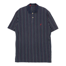  Nautica Tall Polo Shirt - Large Navy Cotton polo shirt Nautica   