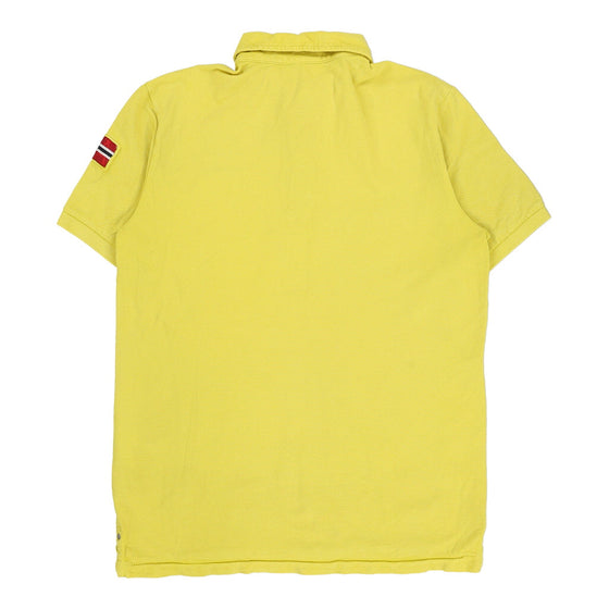 Napapijri Polo Shirt - Large Yellow Cotton polo shirt Napapijri   