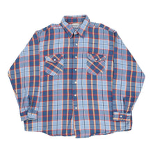  Oshkosh Checked Flannel Shirt - 2XL Blue Cotton flannel shirt Oshkosh   