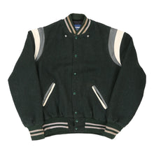  Vintage green Holloway Varsity Jacket - mens large