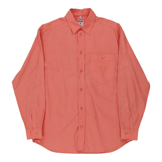 Age 13 Moschino Shirt - Large Orange Cotton