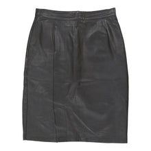  Unbranded Pencil Skirt - 30W UK 10 Black Leather - Thrifted.com