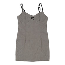  Unbranded Mini Dress - Medium Grey Cotton Blend - Thrifted.com