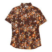  Vintage brown Stefanel Short Sleeve Shirt - womens medium