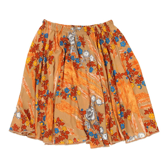 Tamacho Mini Skirt - 25W UK 6 Multicoloured Polyester - Thrifted.com
