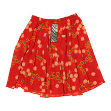  Tamacho Mini Skirt - 26W UK 6 Red Polyester - Thrifted.com