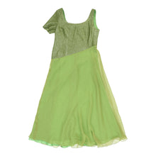  Unbranded Maxi Dress - Medium Green Polyester Blend - Thrifted.com