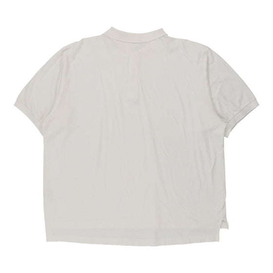Vintage white Nike Polo Shirt - mens xx-large