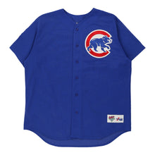  Vintage blue Chicago Cubs Majestic Jersey - mens x-large
