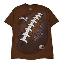  Vintage brown New England Patriots Majestic T-Shirt - mens large