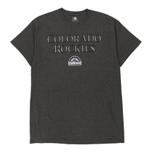  Vintage grey Colorado Rockies Mlb T-Shirt - mens large