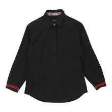  Vintage black 7-8 Years Burberry Golf Shirt - girls small