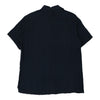 Vintage navy Visitor Short Sleeve Shirt - mens medium