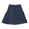Vintage navy Green Village Skirt - womens 24" waist
