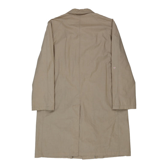 Lanvin Trench Coat - Large Beige Cotton Blend - Thrifted.com