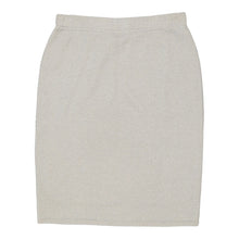  Benelli Donna Skirt - 25W UK 6 Silver Cotton Blend - Thrifted.com