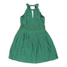  Fabian Boente Mini Dress - Large Green Cotton Blend - Thrifted.com