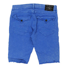  Vintage blue Ricky Relaxed Straight True Religion Denim Shorts - mens 39" waist